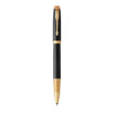 Picture of PARKER IM PREMIUM ROLLERBALL PEN - BLACK GOLD TRIM